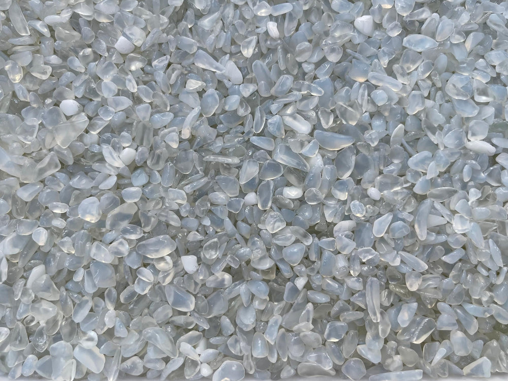 GAF TREASURES Opalite chips bulk ten-pounds for bulk supply and long-term projects.