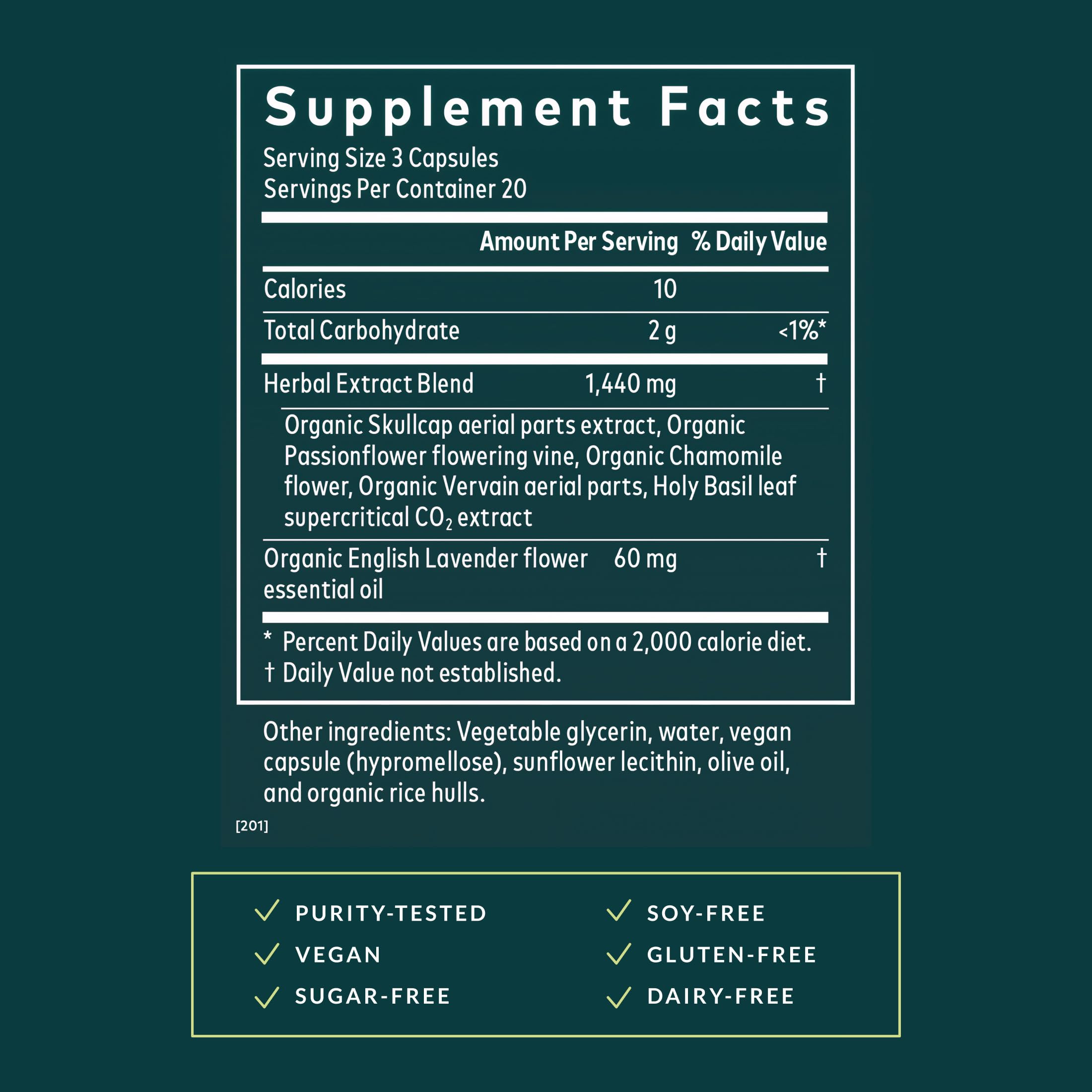 Gaia Herbs Calm A.S.A.P. liquid phyto caps capsules ready for daily use