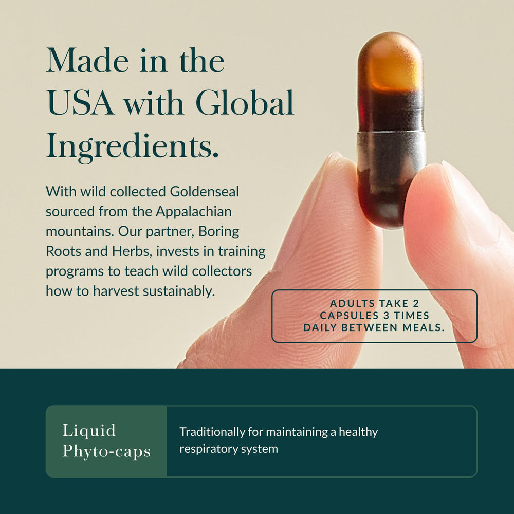 Gaia Herbs Echinacea Goldenseal liquid caps ready for daily immune support