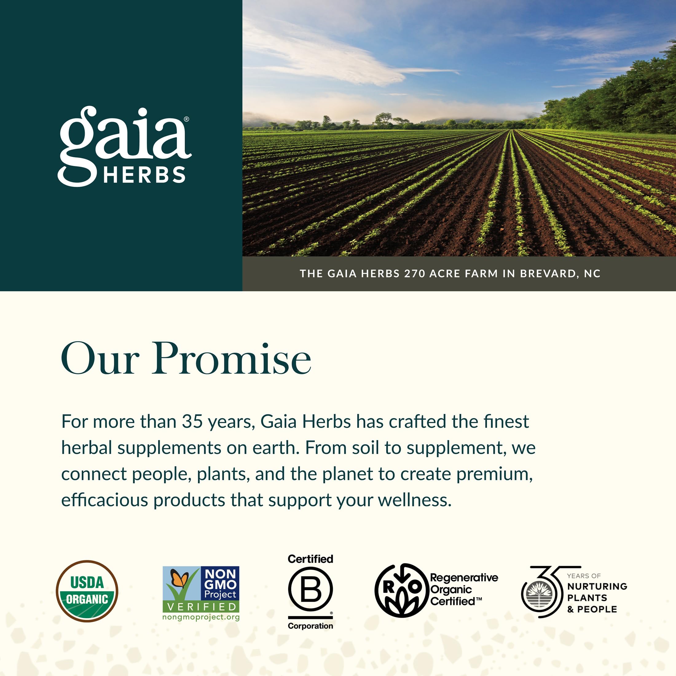 Gaia Herbs Hawthorn Supreme, bayas de espino visibles, sugieren extractos naturales para bienestar diario.