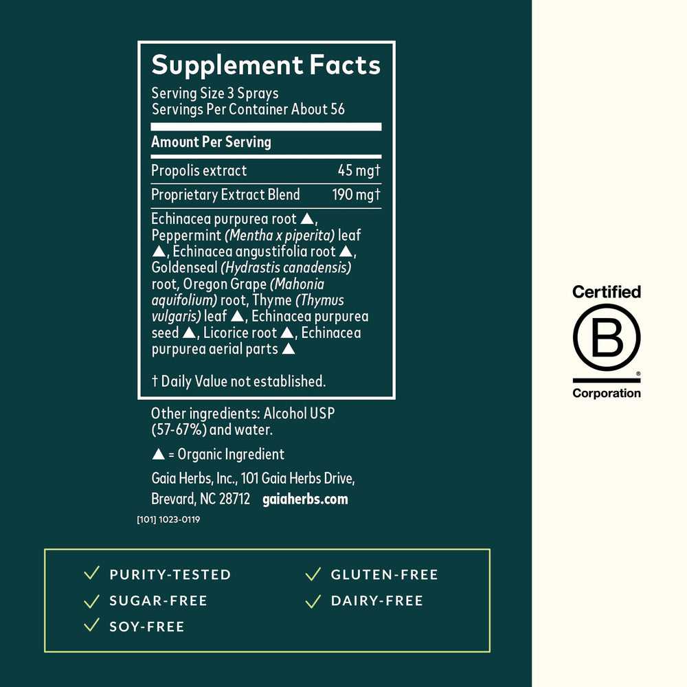 Gaia Herbs licorice root ingredient close up highlighting natural flavor