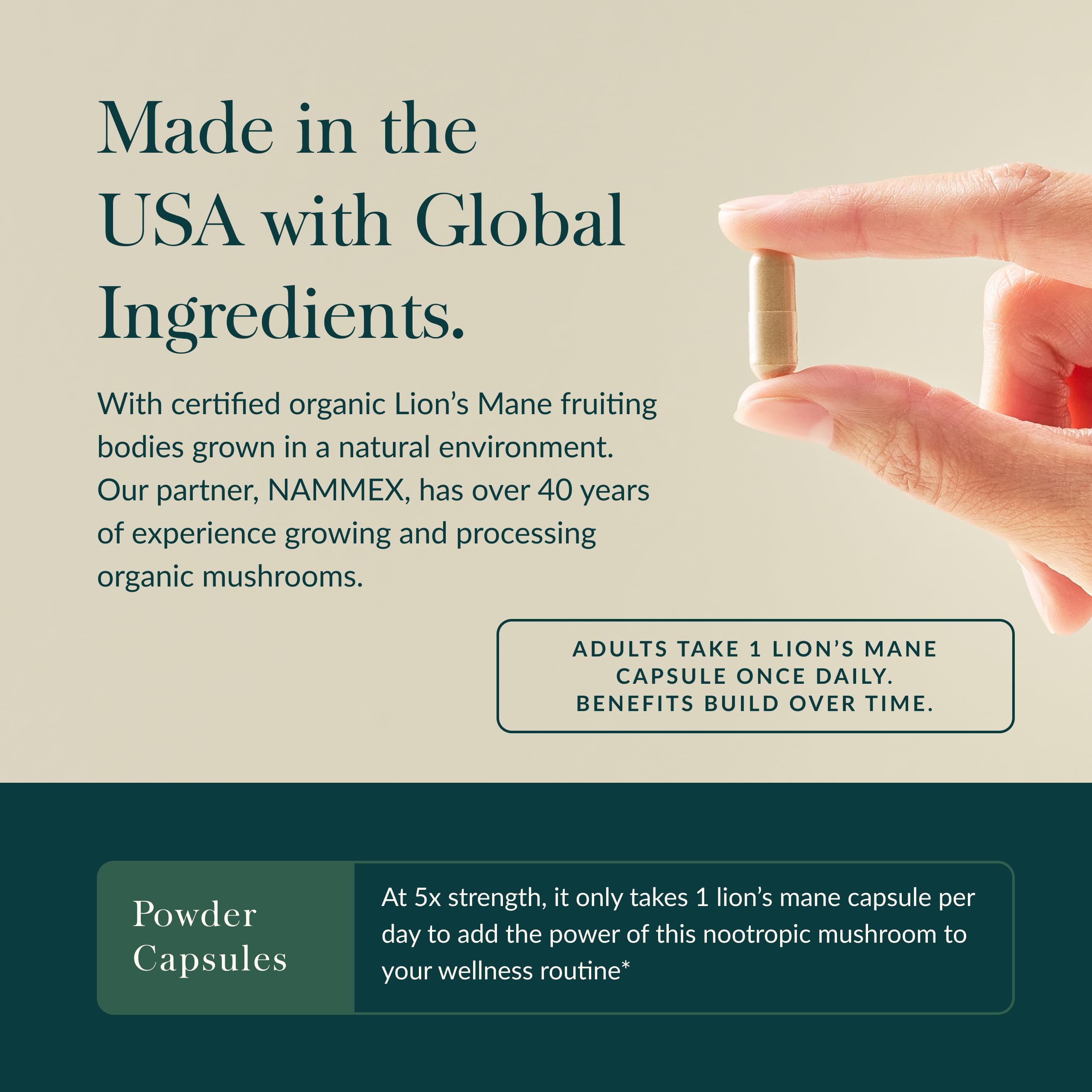 Organic certification sticker reinforces certified organic origin and trusted quality.