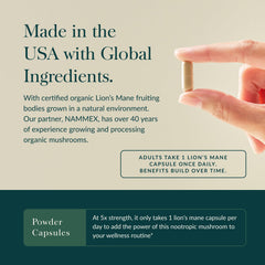 Organic certification sticker reinforces certified organic origin and trusted quality.