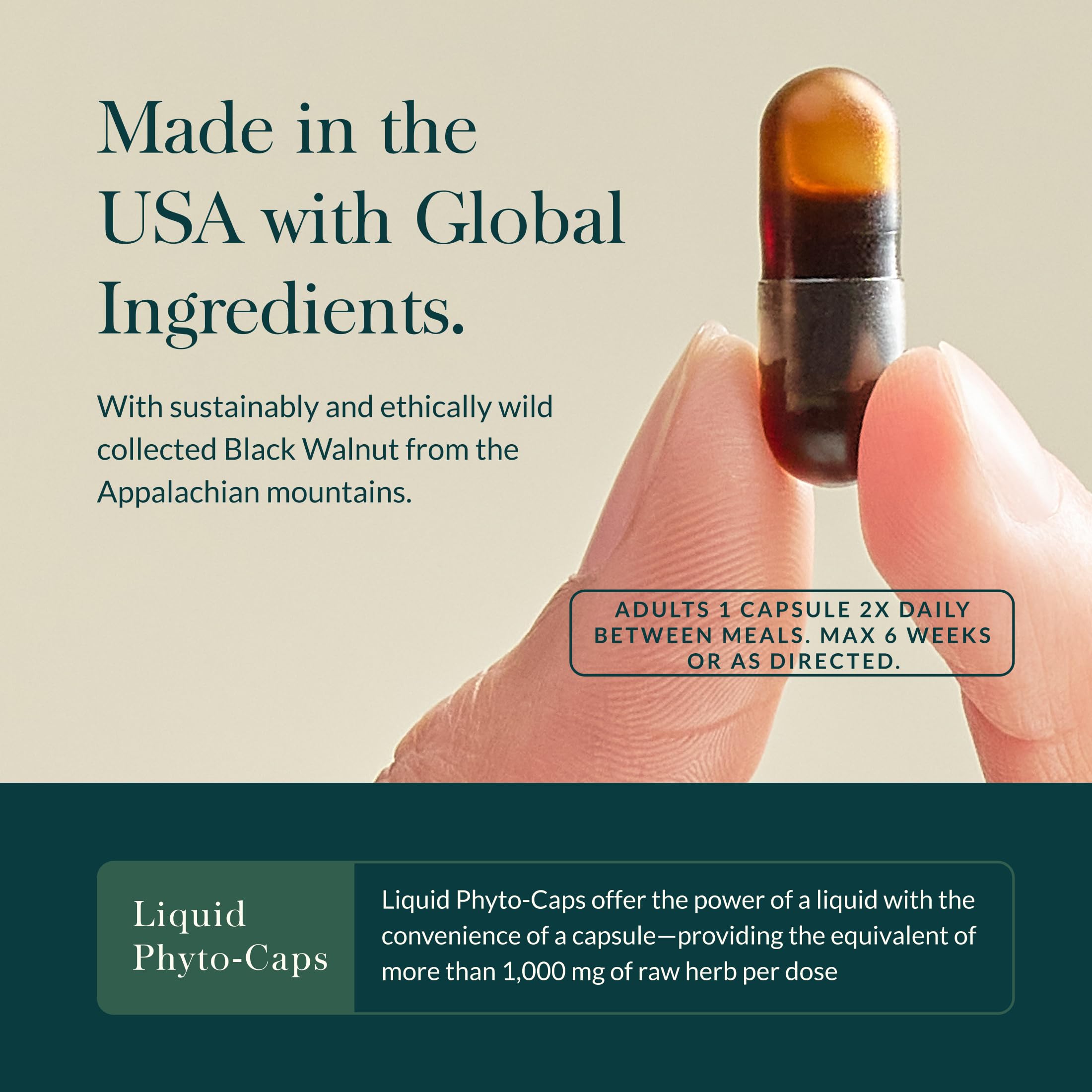 Gaia Herbs Microbiome Cleanse capsules closeup emphasizes vegan formulation