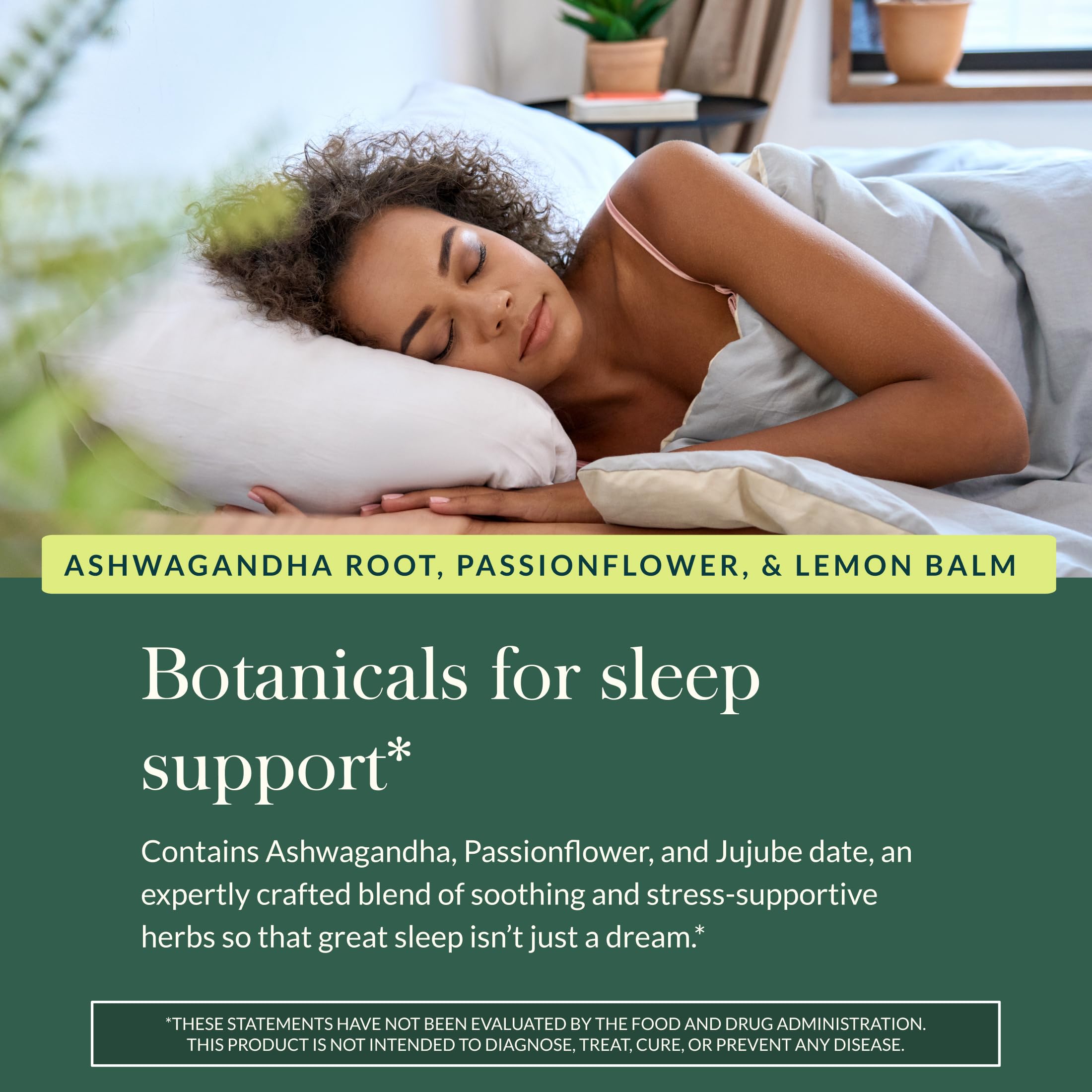 Gaia Sleep Gummies eco-packaging reflecting sustainable sourcing