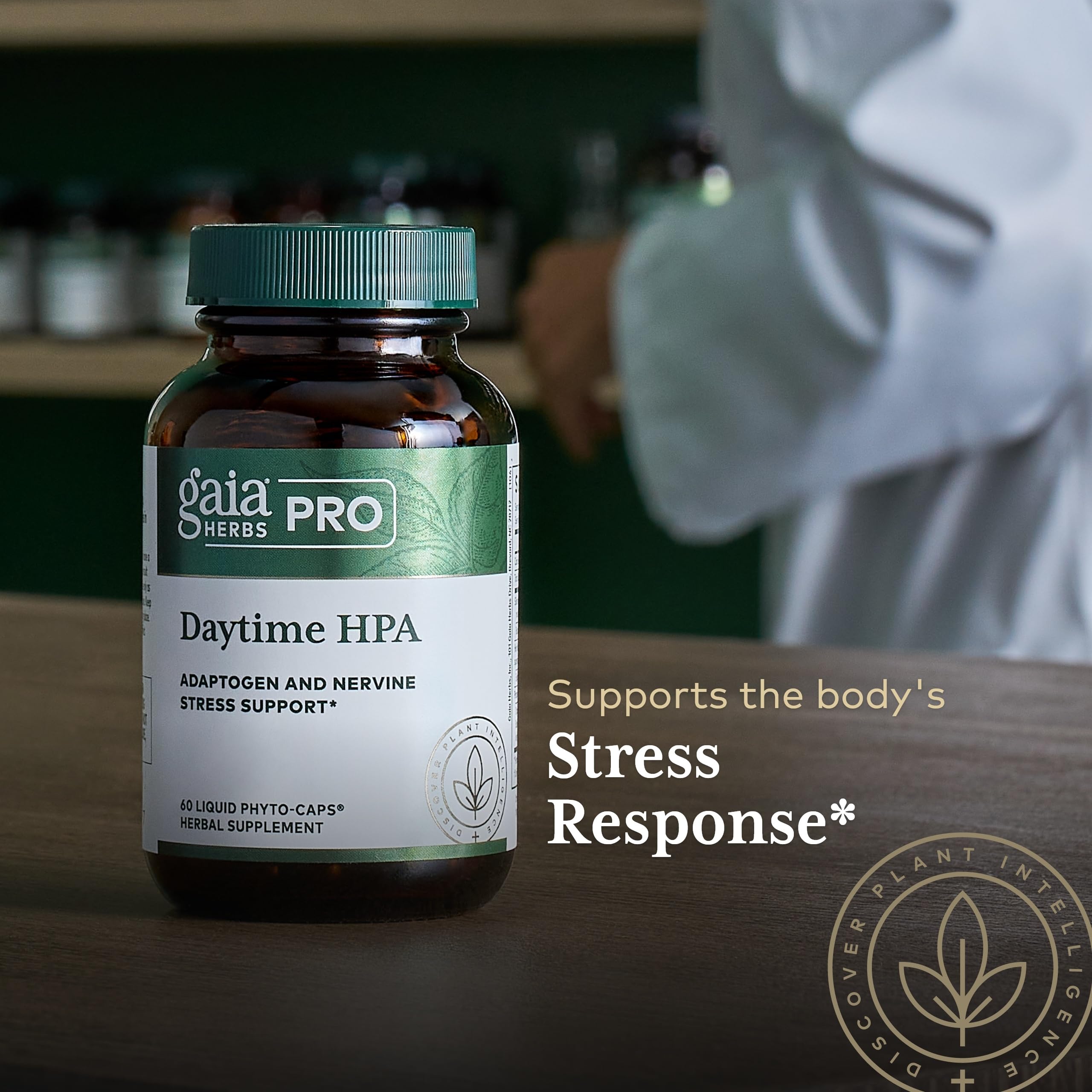 Gaia Herbs PRO Daytime HPA rhodiola and schisandra capsules promote balanced energy
