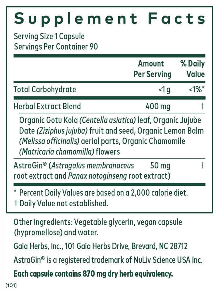 Ga ia Herbs PRO EpiVital capsules ready for daily digestive routine