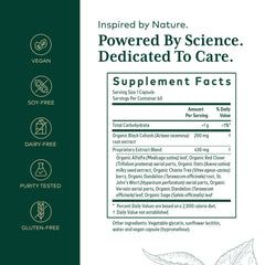 Gaia Herbs PRO capsules for daily herbal support during hormonal transitions.