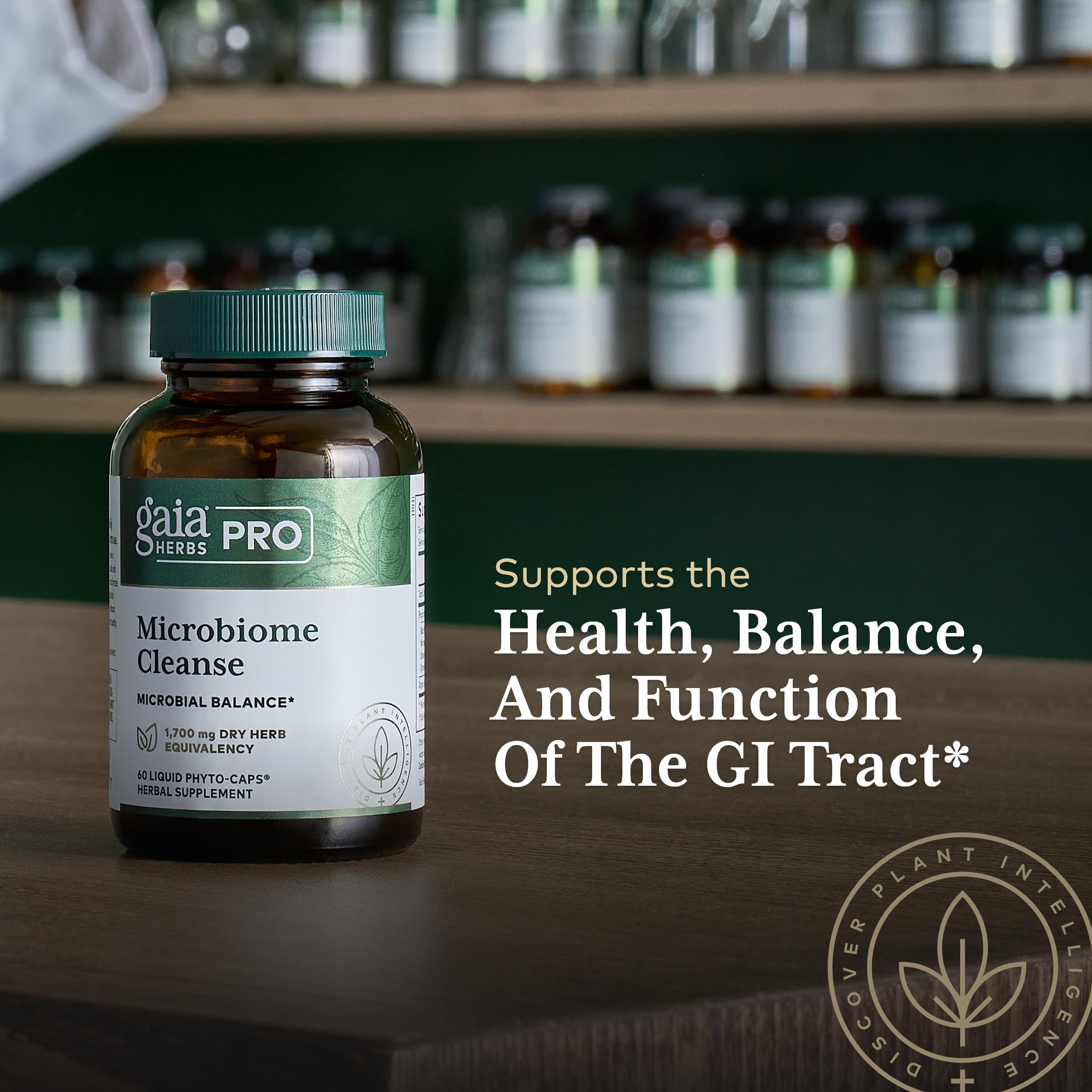 GAIA Herbs Pro oregano leaf extract close-up emphasizing aroma