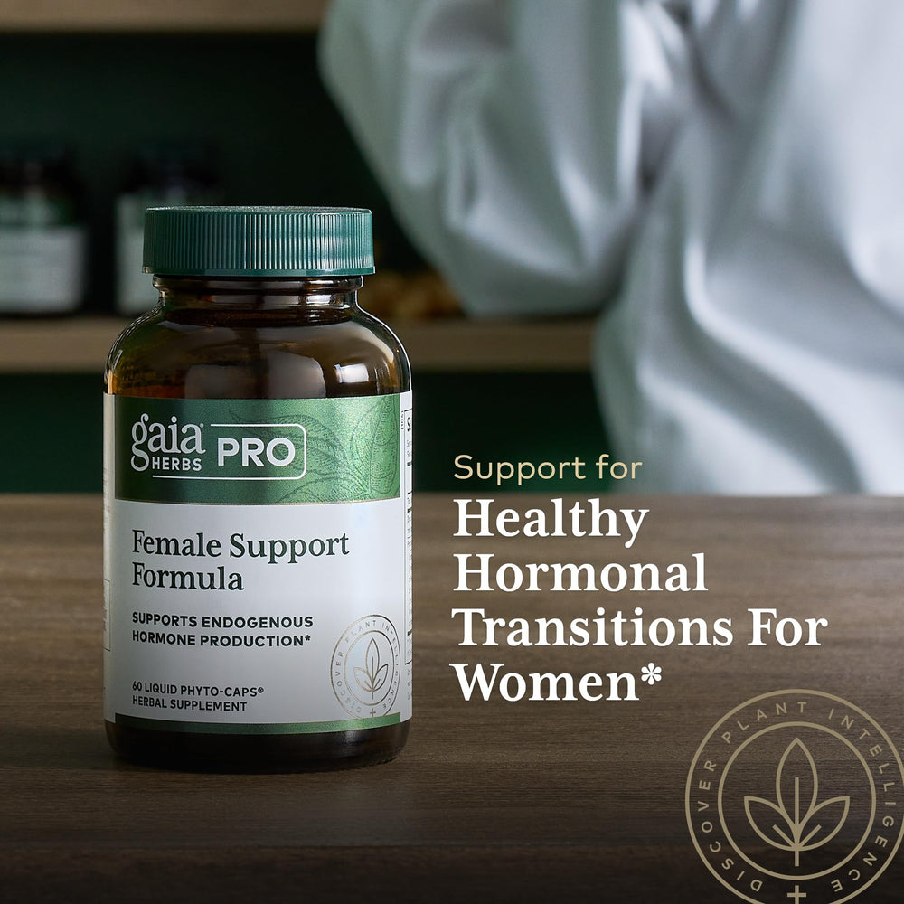 Gaia Herbs PRO red clover ingredient shown in packaging.