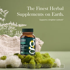 Gaia Herbs St. John's Wort vegan capsules (60-count) for daily balance.