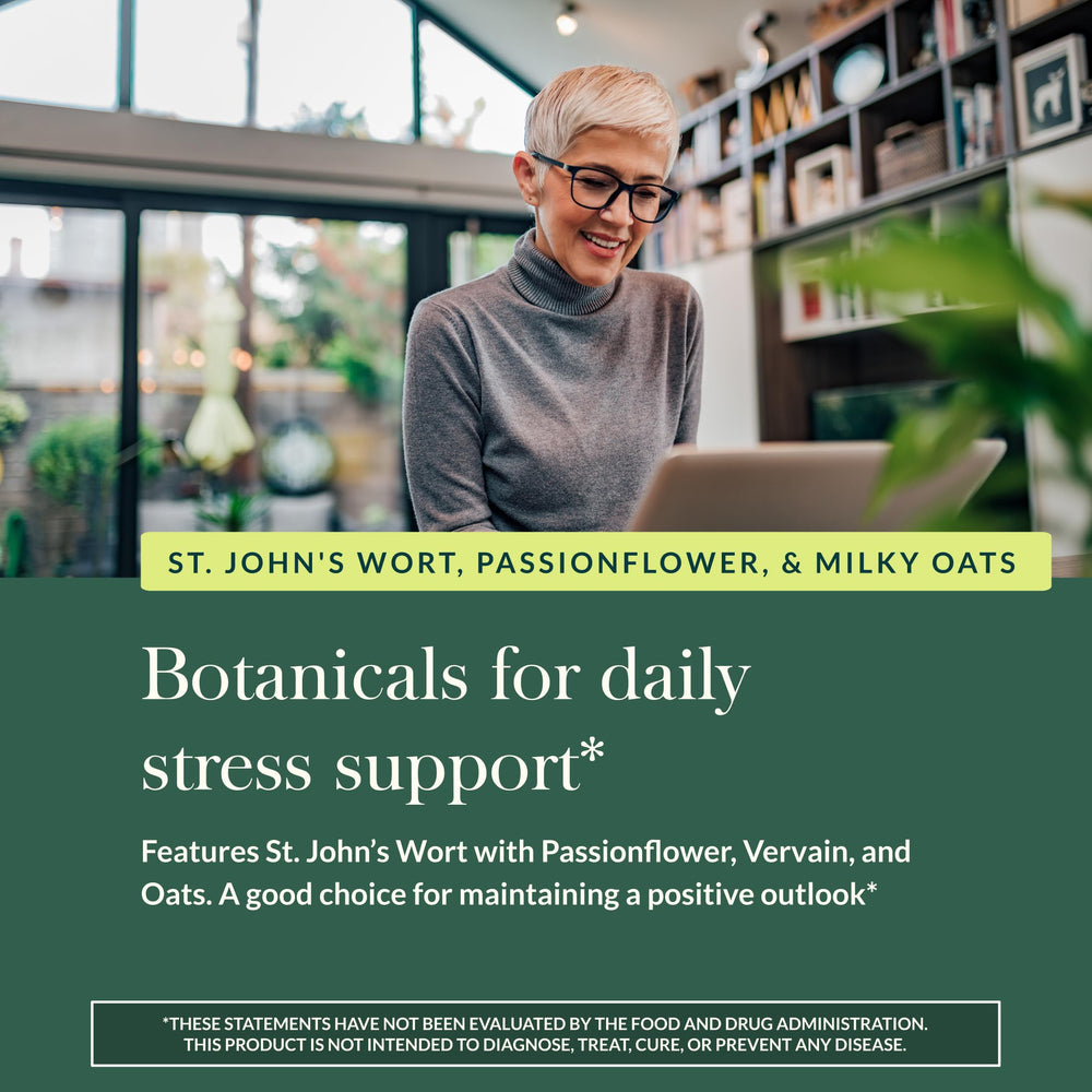 Gaia Herbs Steady Mind ingredient close-up vervain