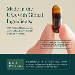 Gaia Herbs Thyroid Support liquid phyto-caps for convenient daily use