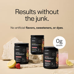 Gainful pre-workout powder scoop dispensing for easy pre-workout serving.