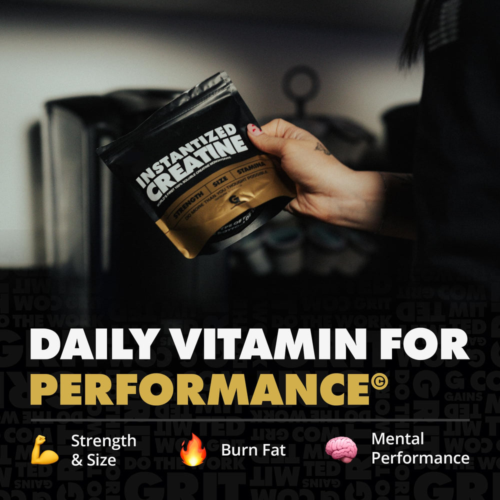 Gains in Bulk unflavored creatine tub blends easily into drinks
