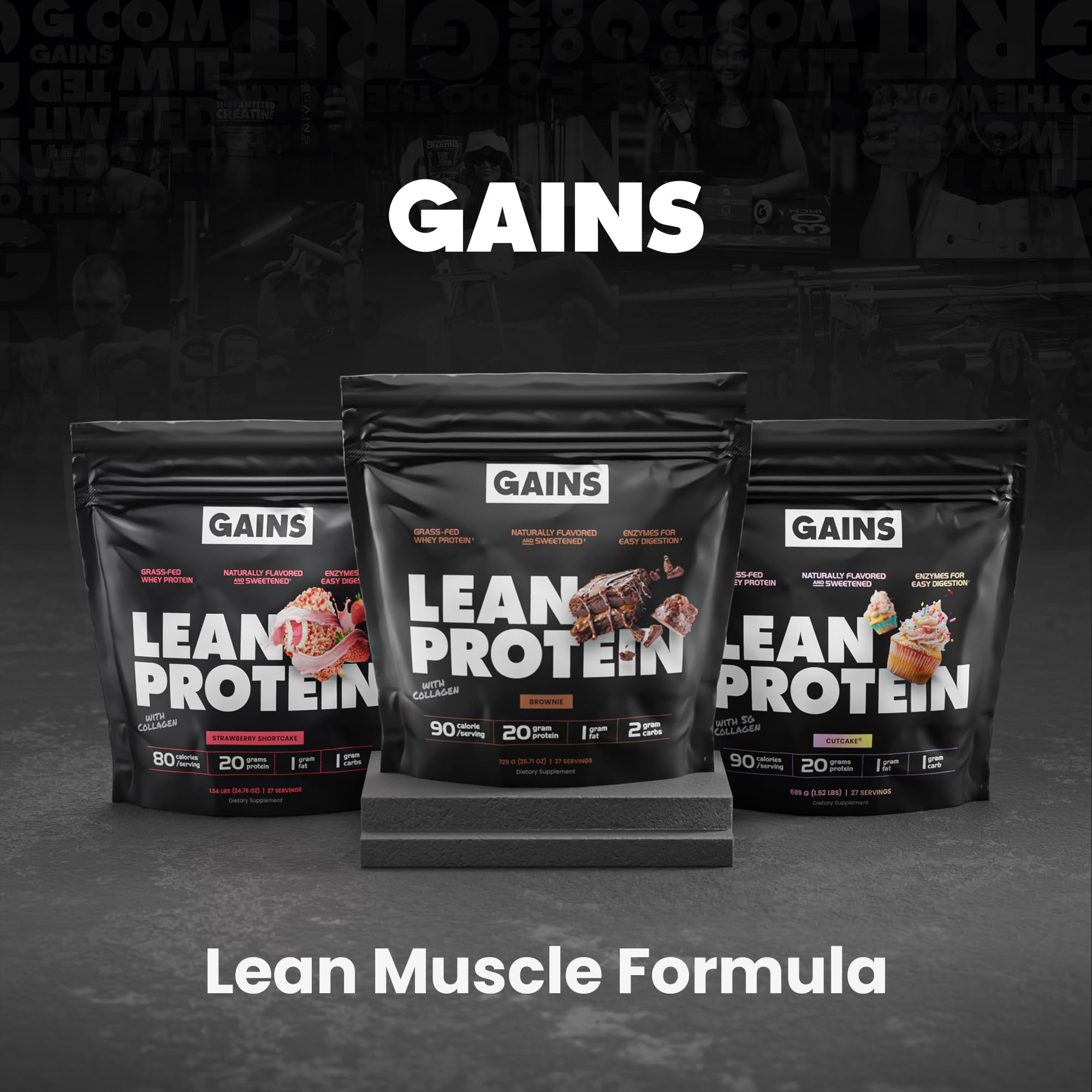 Gains in Bulk digestive enzymes bottle for easy digestion