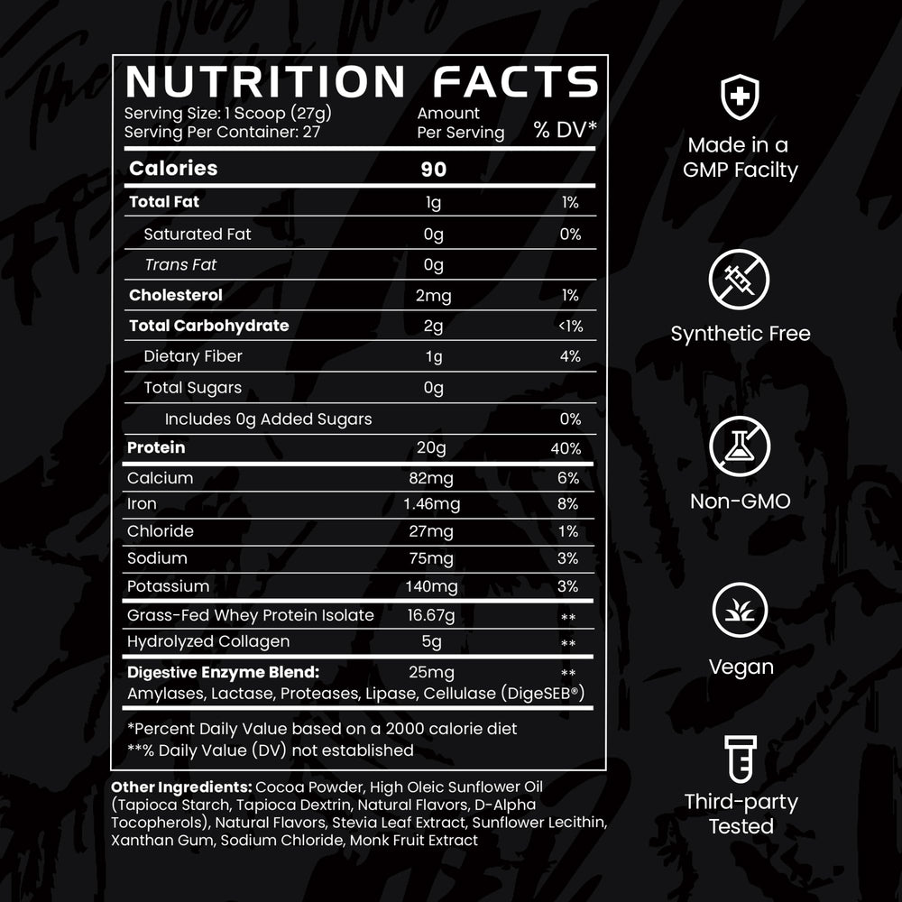 Gains in Bulk gluten-free, soy-free packaging shows clean ingredients