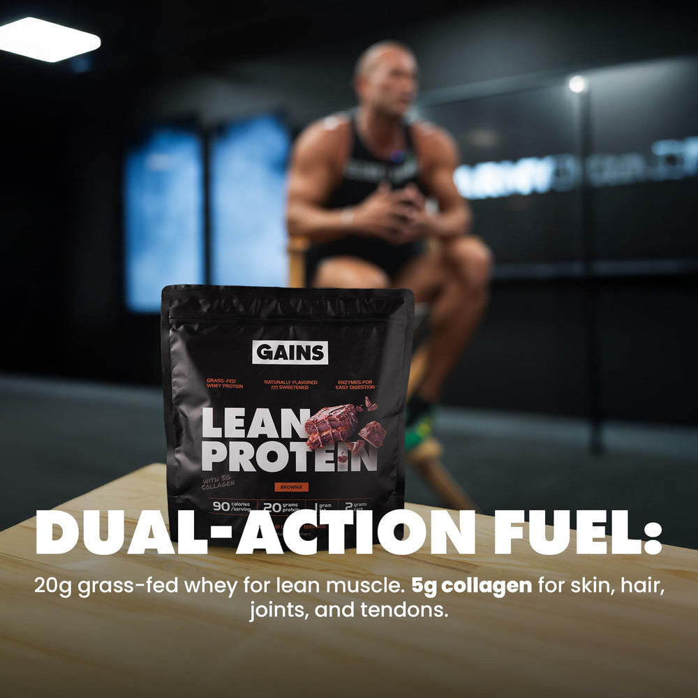 GAINS IN BULK plant enzymes on label for easy digestion