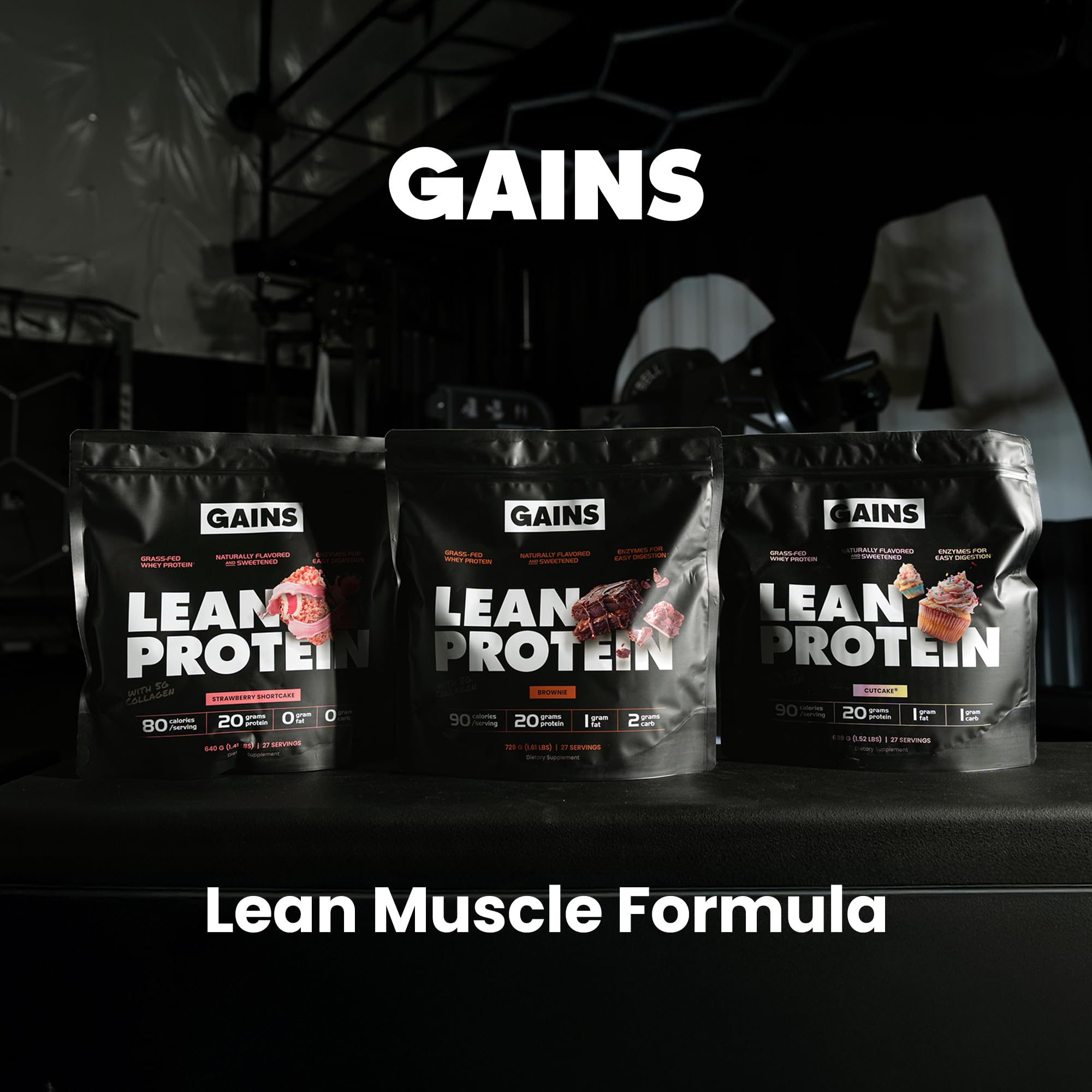 Gains in Bulk shake with oats for a convenient breakfast option