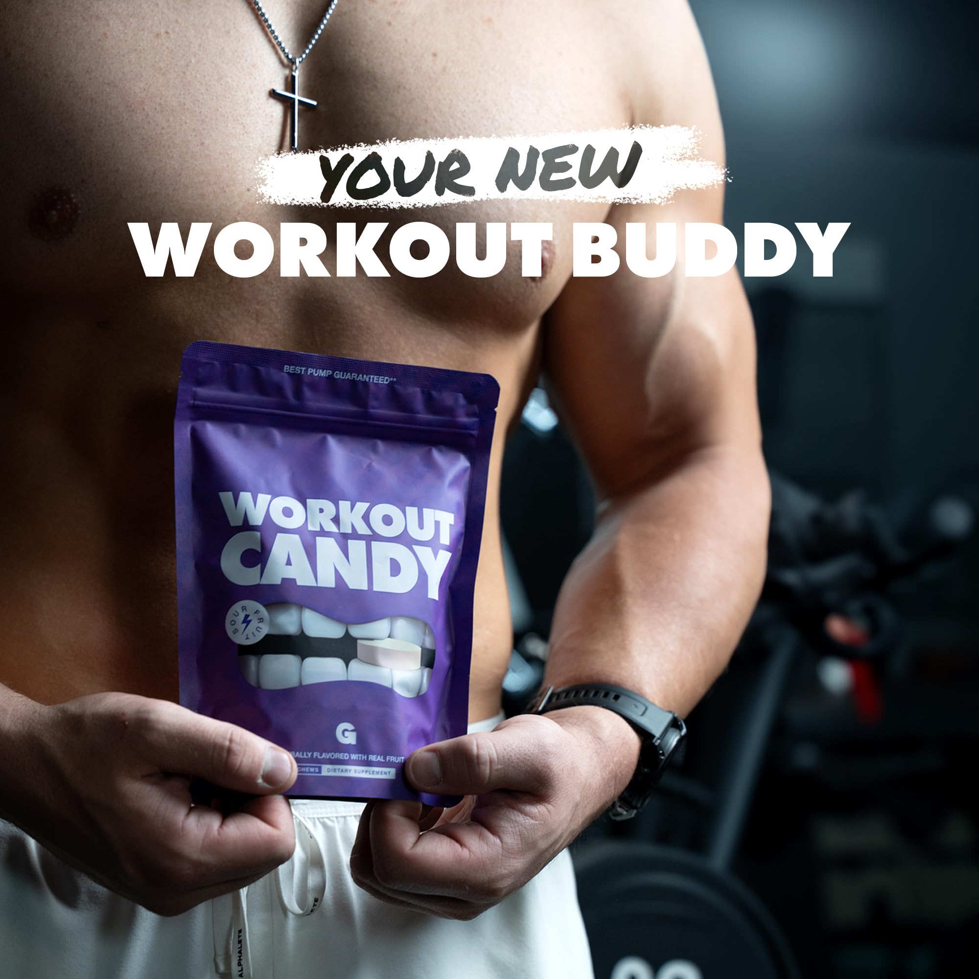GAINS IN BULK 90 vegetarian chews ready to power workouts.