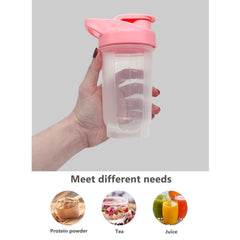 GAISHION shaker bottle includes shaker balls for smooth mixing.