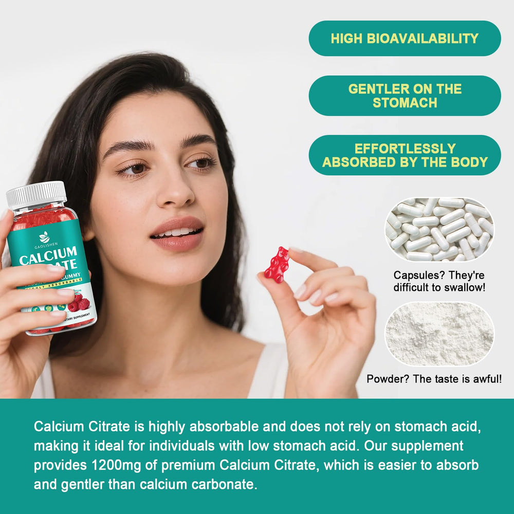 GAOLISHEN bottle-with-label image emphasizes clean ingredients and vegan, GMO-free formulation.