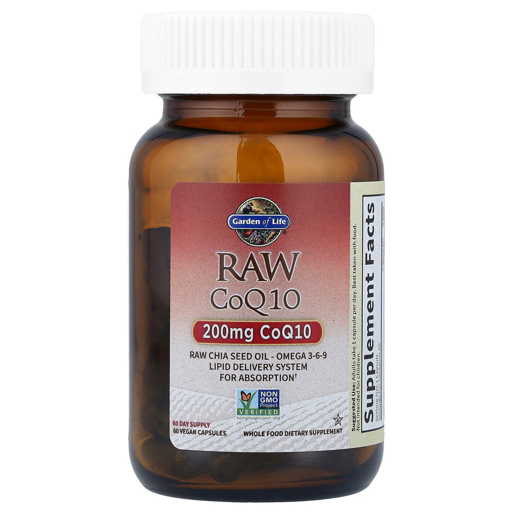 Garden of Life chia seed oil visualization with CoQ10