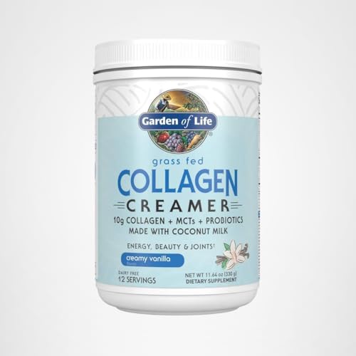 Garden of Life coffee moment with grass-fed collagen creamer
