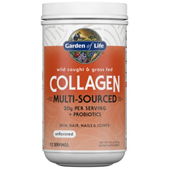 Garden of Life collagen powder tub ready for daily beauty routine