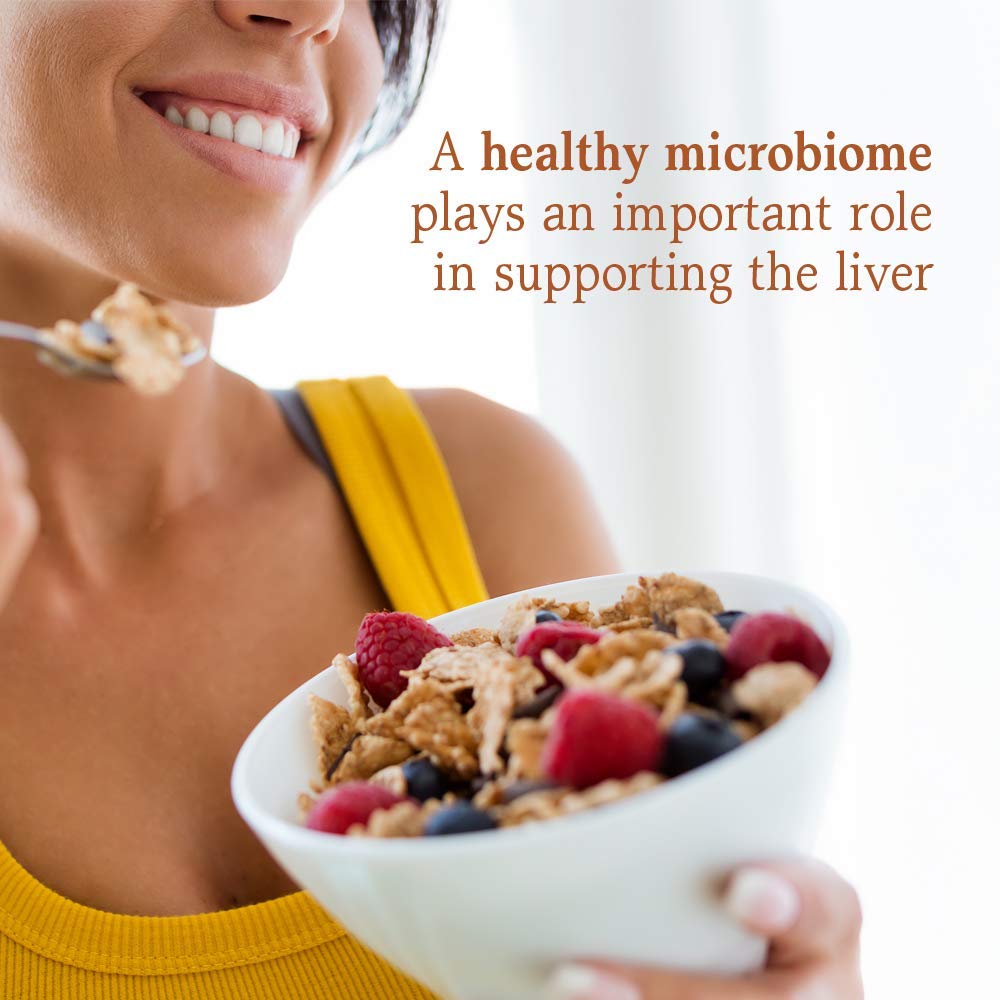 Liver Health+ capsules provide convenient daily probiotic support.