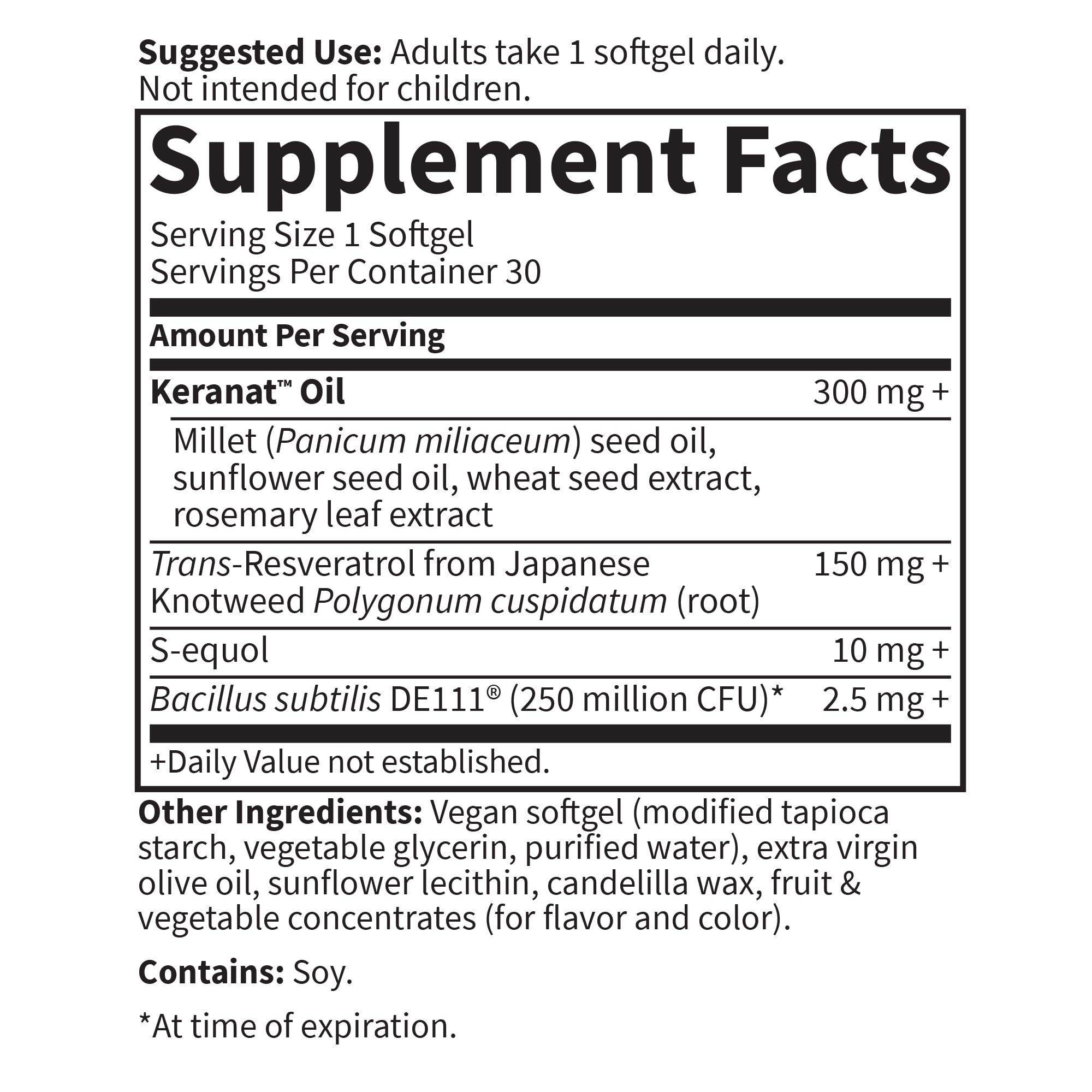 Garden of Life Herbals gluten-free and vegan certification on label.