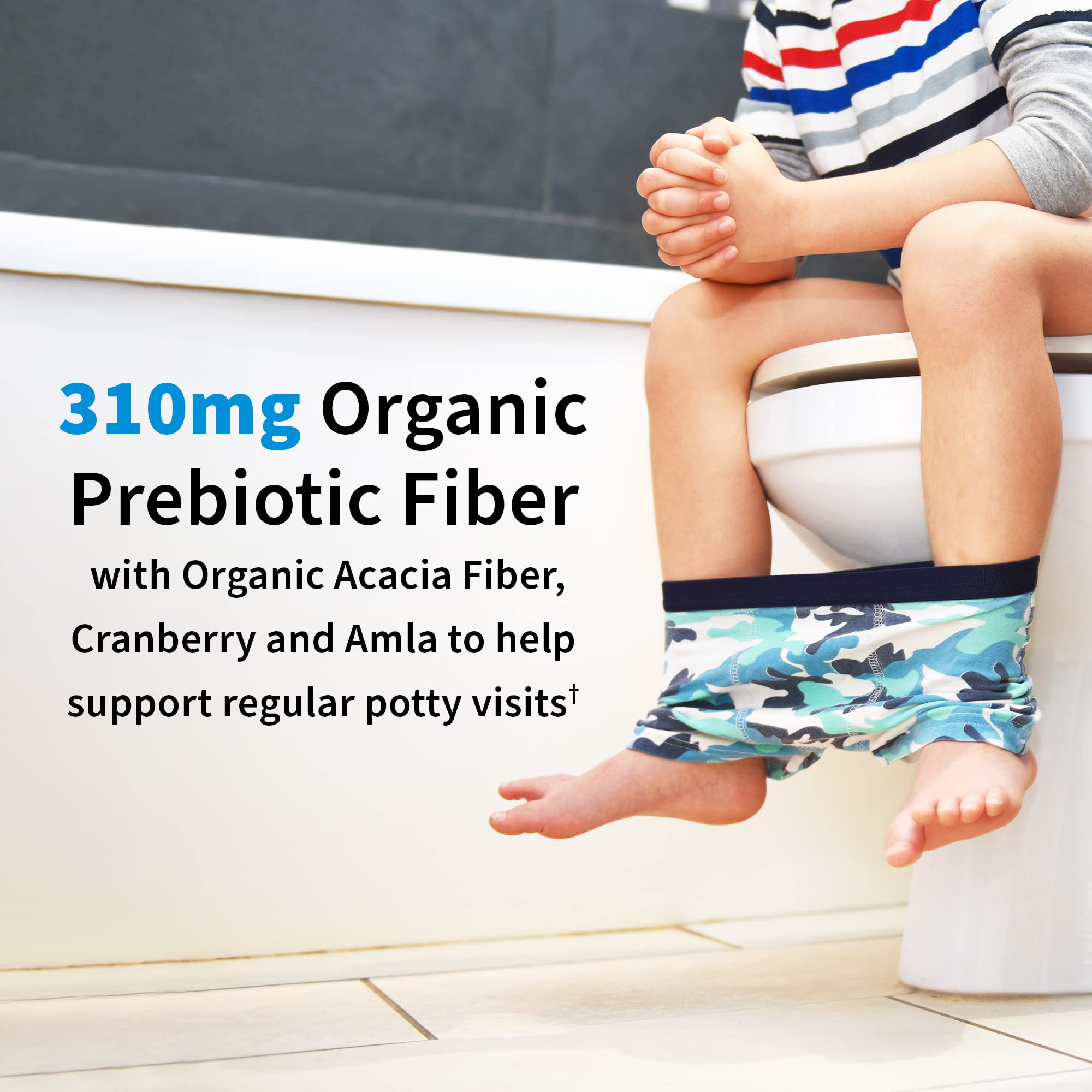 Garden of Life Kids Probiotics closeup reveals texture and flavor.