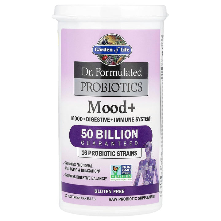 Mood+ features organic Alaskan blueberries for natural antioxidant notes.