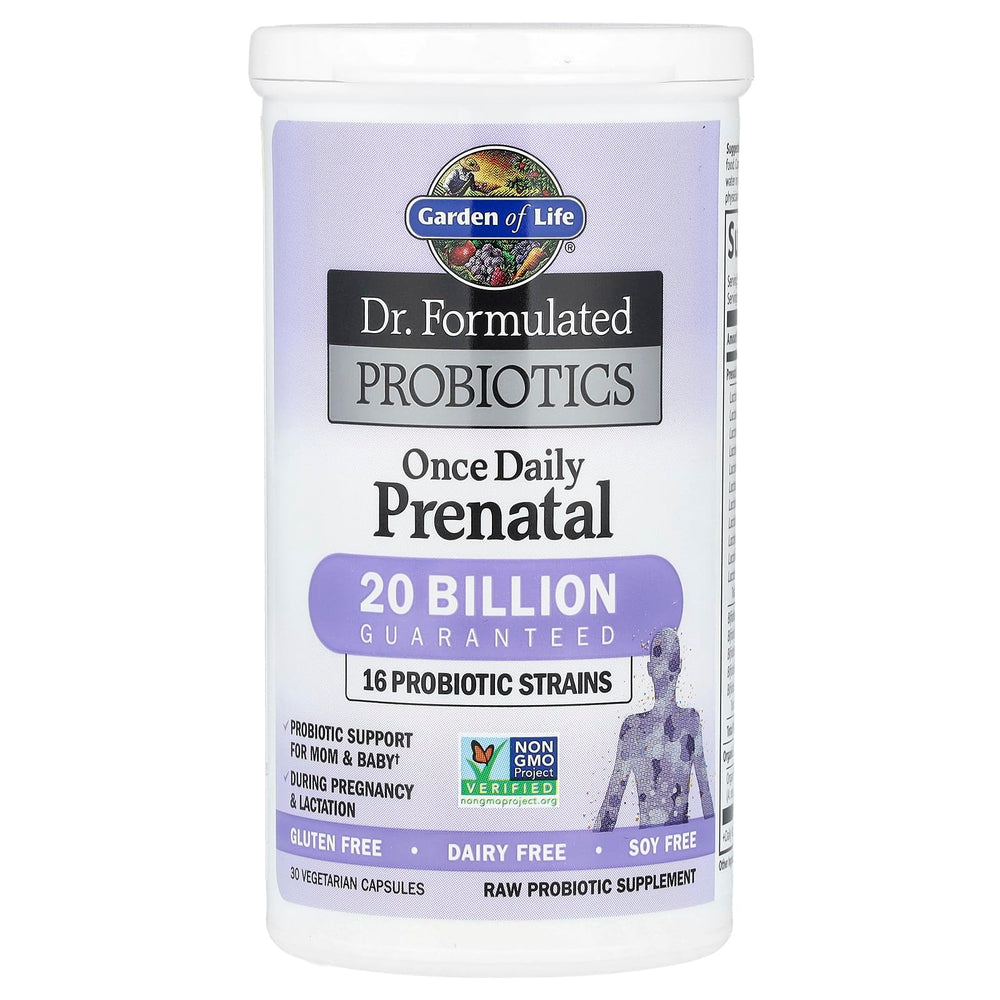 Garden of Life Once Daily Prenatal prebiotic fiber illustration