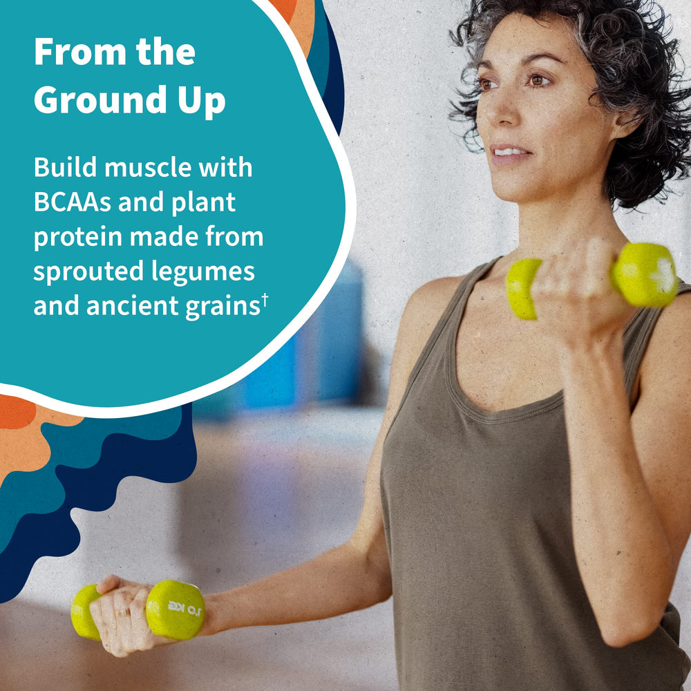 Garden of Life Organic Vegan Protein Powder with BCAAs and probiotics for digestion