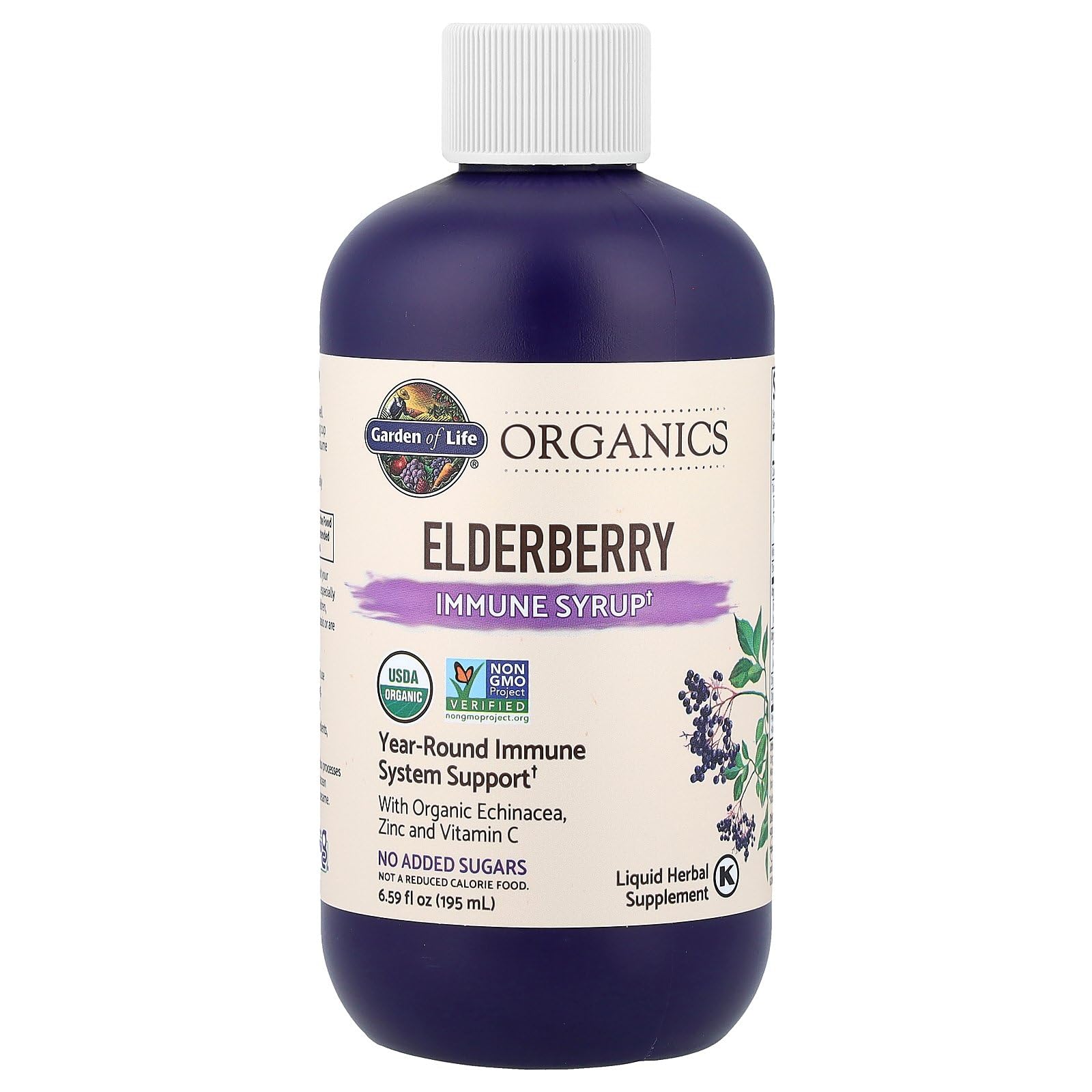 Garden of Life Organics amla berry vitamin C ingredients close-up.