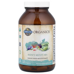 Vegan multivitamin for men over 40 supporting energy throughout the day.