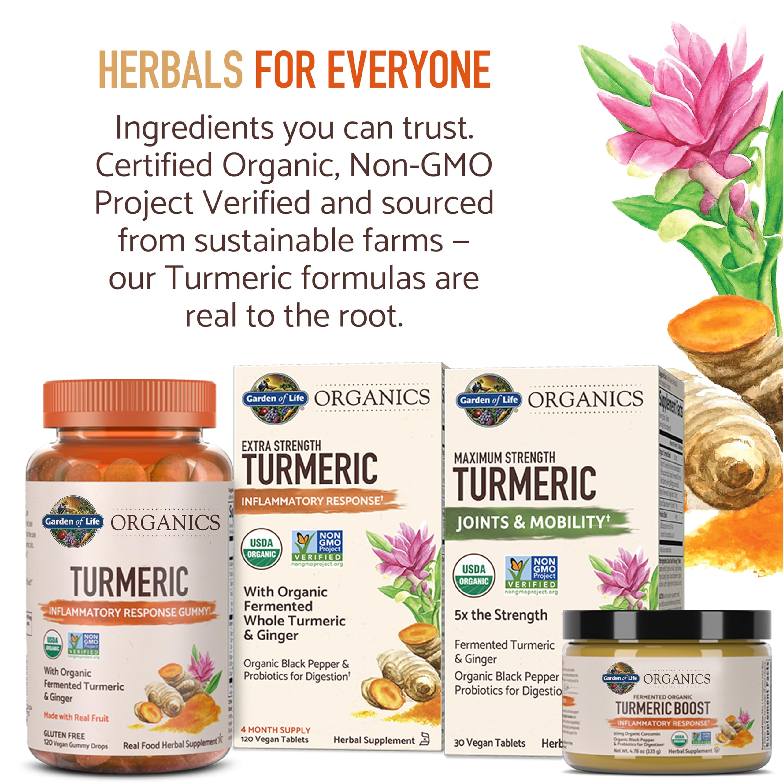 Family-friendly use: Garden of Life Organics Turmeric Gummy for kids and adults