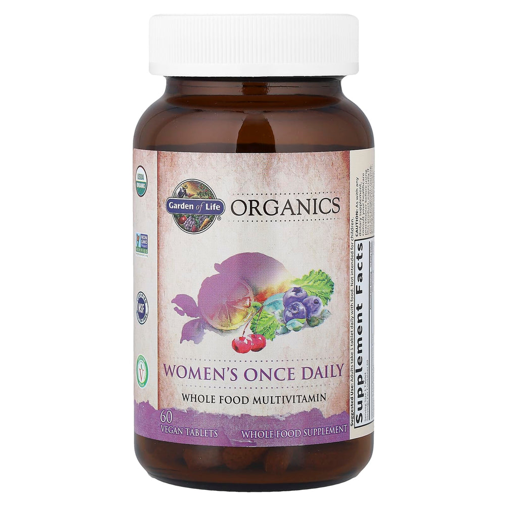 Ingredients list highlights 30 plus organic fruits and vegetables from real foods.