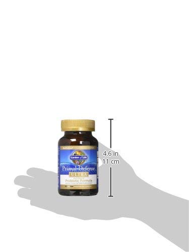 Garden of Life Primal Defense Ultra bottle pictured beside meals for daily use