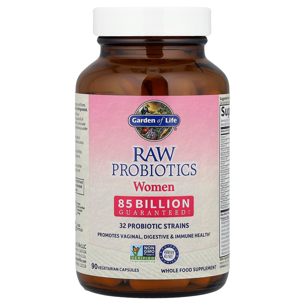 Garden of Life RAW Probiotics Women wild kefir culture enhances gut balance naturally