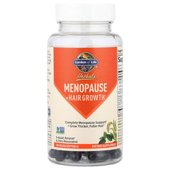 Garden of Life Herbals Menopause softgel with S-equol for daily balance.