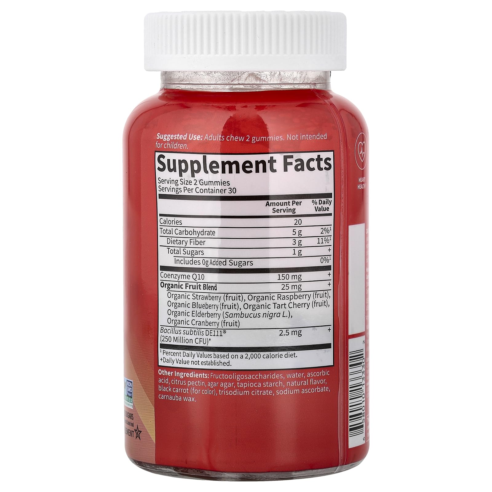 Fermented nutrient blend indicating higher bioavailability in Garden of Life gummies.