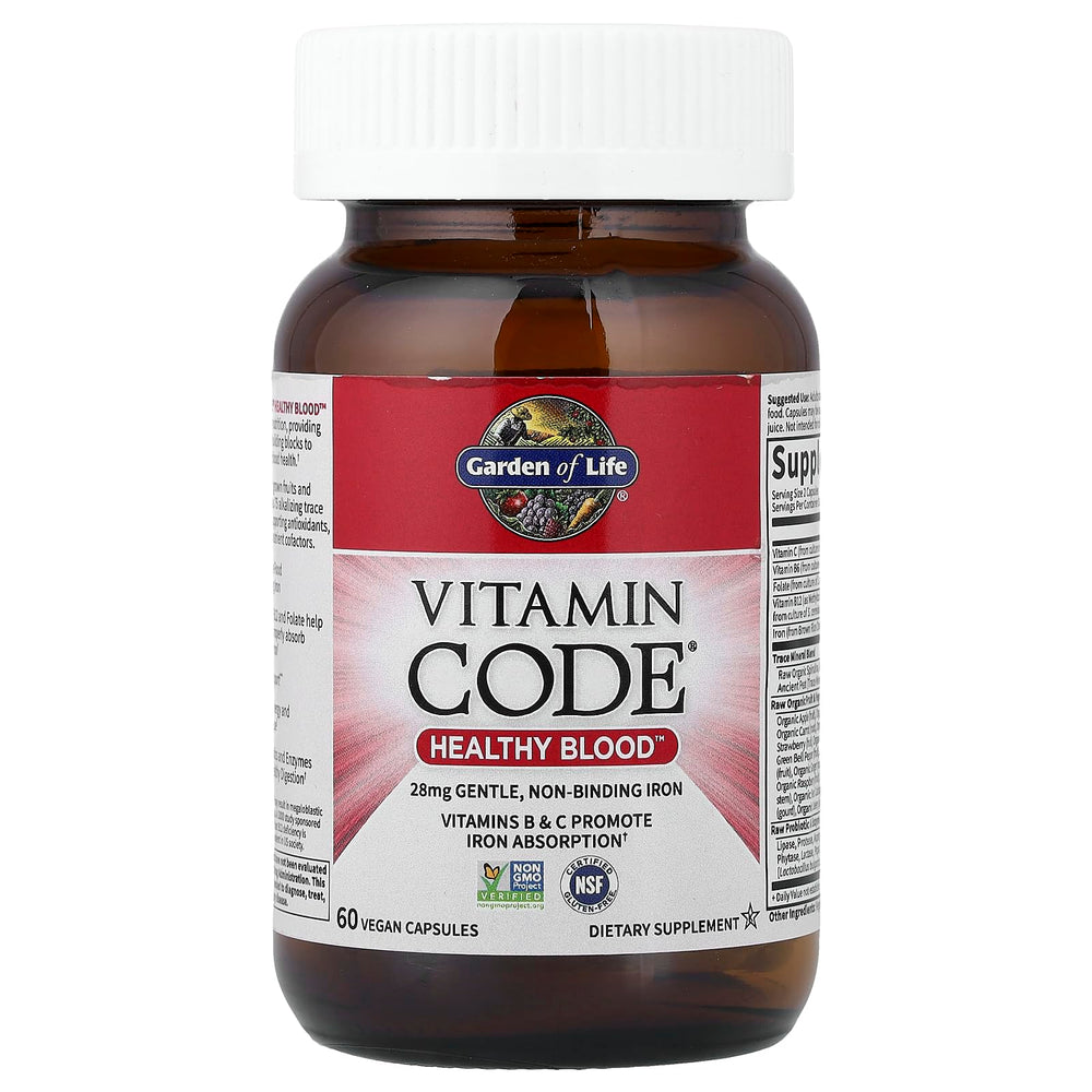 Vitamin Code Healthy Blood capsules highlight probiotic blend for digestion