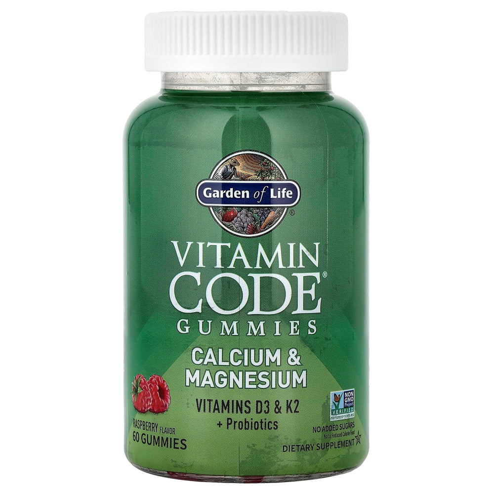 Garden of Life Vitamin Code probiotics-digestive support gummies jar emphasizes fermentation and gut-friendly formula.