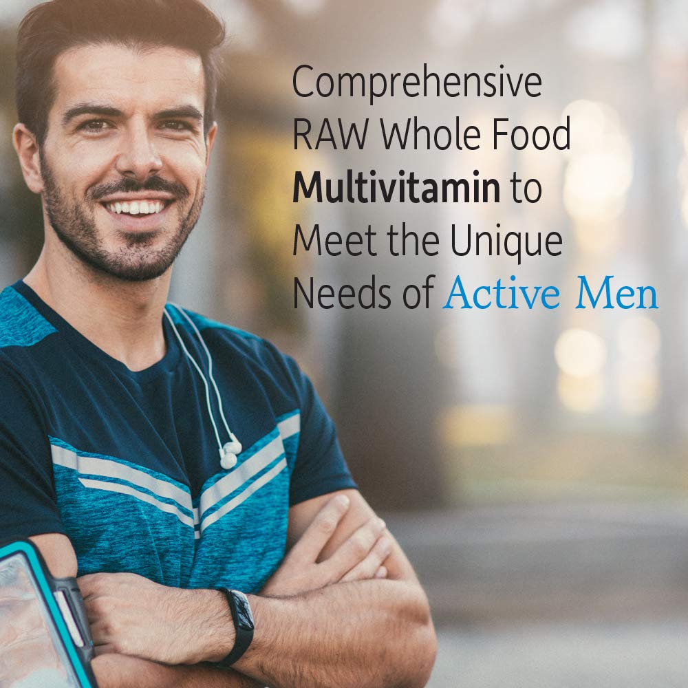 Garden of Life Vitamin Code RAW ONE for Men probiotics ingredients, supports digestion and nutrient absorption.