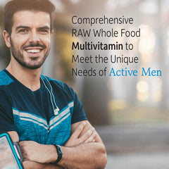 Garden of Life Vitamin Code RAW ONE for Men probiotics ingredients, supports digestion and nutrient absorption.