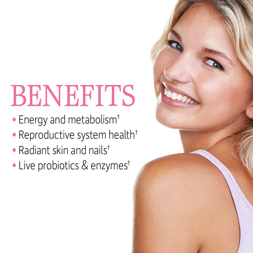 Garden of Life Vitamin Code Raw One for Women probiotic blend aiding digestion.