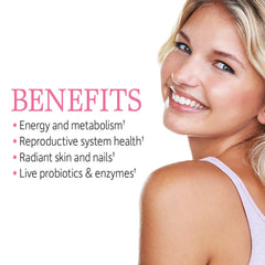 Garden of Life Vitamin Code Raw One for Women probiotic blend aiding digestion.
