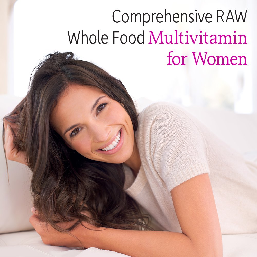 Garden of Life Vitamin Code Women opened capsules mixed in water show easy mixing
